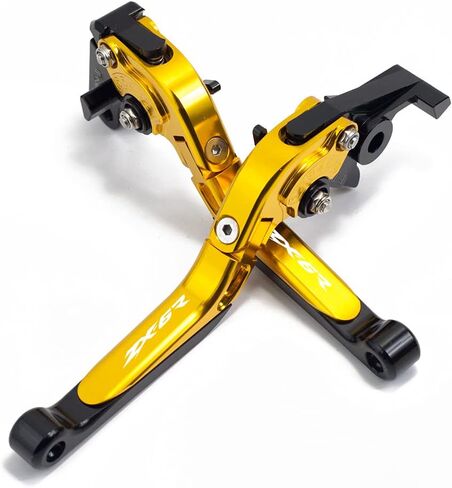 for Kawasak ZX6R ZX 6R 636 ZX6 R ZX-6R ZX636 2019-2023 Folding Extendable Adjustable Brake Clutch Levers Accessories CNC Aluminum Alloy Ninja zx-6r Hand Brake Lever (D) in Kuwait