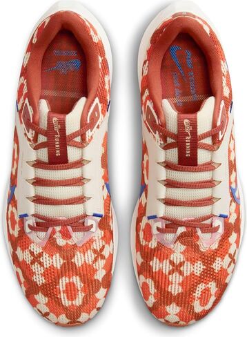 Nike Pegasus 40 Premium Men's Road Running Shoes (FQ7680-100, Coconut Milk/Burnt Sunrise/Safety Orange) in Saudi Arabia