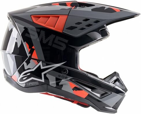 خوذة ألبينستارز 83039211392-XXL S-M5 روفر - أنثراسايت/أحمر فلوو/مموه (2X) in Saudi Arabia