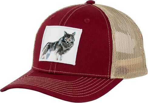 WOLFHUNT قبعة سائق الشاحنة الرجال النساء قبعة بيسبول 6-لوحة Ballcap قبعة Snapback قابلة للتعديل شبكة الظهر، مثالية للمناسبات غير الرسمية والخارجية in Saudi Arabia
