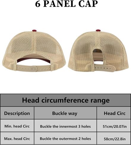 WOLFHUNT قبعة سائق الشاحنة الرجال النساء قبعة بيسبول 6-لوحة Ballcap قبعة Snapback قابلة للتعديل شبكة الظهر، مثالية للمناسبات غير الرسمية والخارجية in Saudi Arabia