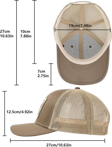 WOLFHUNT قبعة سائق الشاحنة الرجال النساء قبعة بيسبول 6-لوحة Ballcap قبعة Snapback قابلة للتعديل شبكة الظهر، مثالية للمناسبات غير الرسمية والخارجية in Saudi Arabia