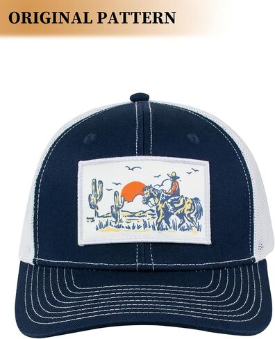 WOLFHUNT قبعة سائق الشاحنة الرجال النساء قبعة بيسبول 6-لوحة Ballcap قبعة Snapback قابلة للتعديل شبكة الظهر، مثالية للمناسبات غير الرسمية والخارجية in Saudi Arabia