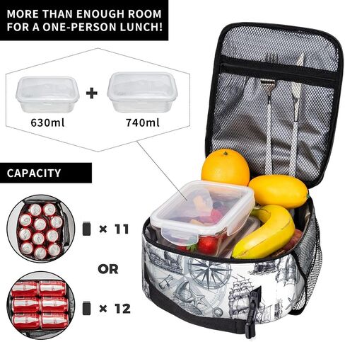 Lunch Box for Kids Girls Boys Car Pattern Lunch Bag Cooler Tote Reusable Insulated Lunch Bag Container Gifts for Office Picnic Travel Work School in Saudi Arabia