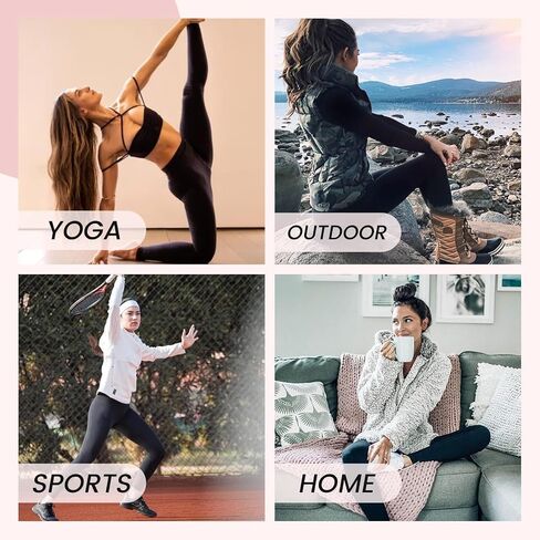 Syrinx 7 Pack Leggings for Women - High Waisted Tummy Control Soft Yoga Pants for Workout Running in Saudi Arabia