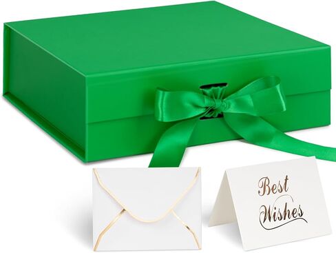 Shindel Pink Gift Box, 10.5x7.5x3.1 Inches Gift Box with Lid for Presents, Magnetic Gift Box with Ribbon, Bridesmaid Box with Lid Greeting Card in Saudi Arabia