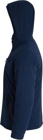 Spyder Men's Jacket - Full Zip Up Hood Spyderlite Jackets for Men - Soft Stretch Insulated Fleece Outdoor Jacket (S-XL) in Saudi Arabia