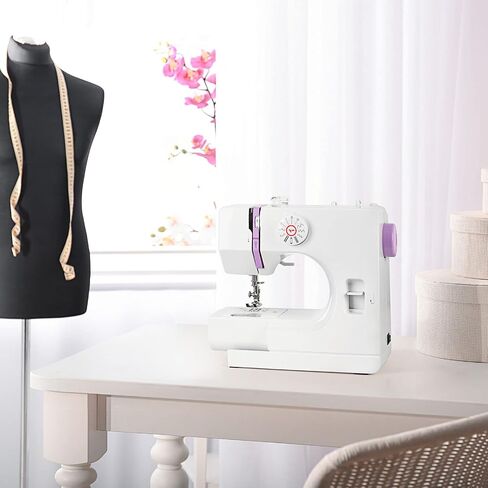 Sewing Machine - Mini Sewing Machine for Beginners and Kids with 12 Built-in Stitches, Portable Sewing Machine with Adjustable 2 Speed and Foot Pedal Control, Perfect for Arts,Crafts & Sewing Projects in Saudi Arabia
