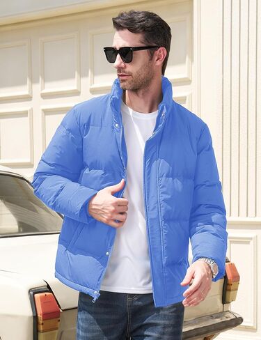 MAGCOMSEN Men's Down Jacket Warm Puffer Jacket Winter Coats Water Resistant Windproof Insulated Jacket in Saudi Arabia