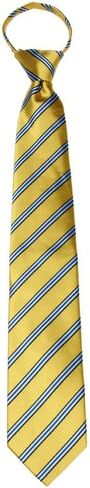 Basilio XL-ZIP-12803 - Mens XL Zipper pre made Stripe Extra Long Zipper Designer Necktie in Saudi Arabia