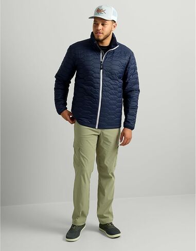 HUK Men's Scale Jacket, DWR Performance Fishing Coat in Saudi Arabia