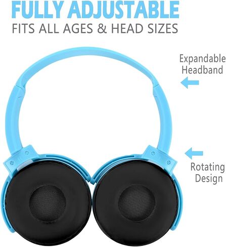 Kids Headphones Bulk 5 Pack for School Classroom K-12, Wholesale Class Set Durable Earphones for Students Children Toddler Teens Boys Girls and Adult (HY450, 5 Mixed) in Kuwait