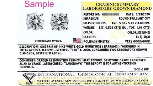 IGI Certified 1 1/2 to 2 Carat D-E Color Lab Grown Diamond Stud Earrings for Women I 14k White Gold Earrings I Secure Screw Back Earrings Made in USA by Beverly Hills Jewelers in Saudi Arabia