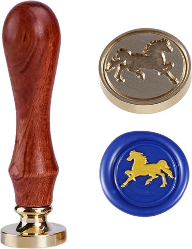 Celtic Animals Sealing Wax Stamps Horse Wax Seal 2.5cm Vintage Animals Wax Seal Stamp The Celtic Horse Symbol of Victory in Saudi Arabia