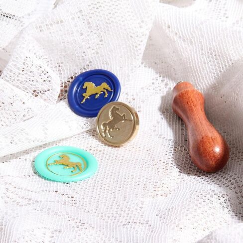 Celtic Animals Sealing Wax Stamps Horse Wax Seal 2.5cm Vintage Animals Wax Seal Stamp The Celtic Horse Symbol of Victory in Saudi Arabia