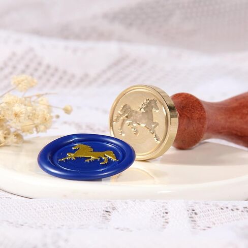 Celtic Animals Sealing Wax Stamps Horse Wax Seal 2.5cm Vintage Animals Wax Seal Stamp The Celtic Horse Symbol of Victory in Saudi Arabia