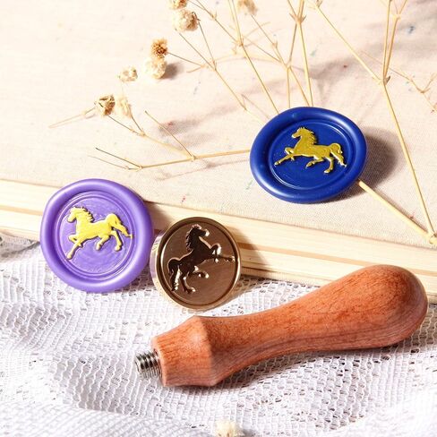 Celtic Animals Sealing Wax Stamps Horse Wax Seal 2.5cm Vintage Animals Wax Seal Stamp The Celtic Horse Symbol of Victory in Saudi Arabia