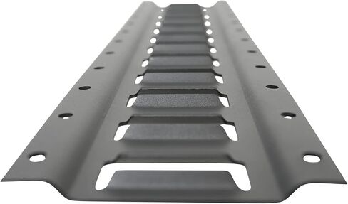 2 قدم E Track Tie-Down السكك الحديدية الأفقية E-Track Bolt-On Tie Down Rail لإدارة البضائع على الشاحنات والمقطورات والشاحنات الصغيرة والشاحنات الصغيرة (2-Pack، أسود) in Saudi Arabia