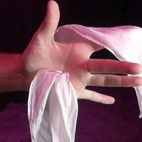 SUMAG The Silk Magic Tricks Silk Pass The Hand Magic for Magicians Close up lllusions Gimmicks Mentalism Props (Medium)