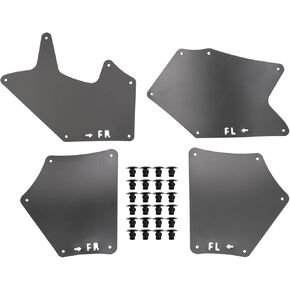 Splash Shield Fender Liner Apron Seal Guards Mud Flaps 537390C020 Compatible with 2007-2021 Tundra 2008-2022 Sequoia 537370C030 537360C030
