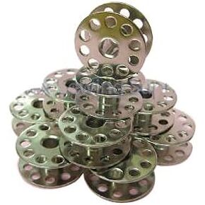 Cutex 10 Pk. Metal Bobbins for Tacsew T111-155, GC6-6 Industrial Sewing Machines