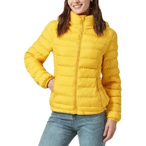 YZG Down Jacket for Women Lightweight Long Sleeve Quilted Puffer Coat with Detachable Hooded in Saudi Arabia