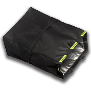1 Pcs Hanging Car Trash Can With Storage Pockets,Foldable Hanging Large Capacity Garbage Bin,Car Trash Bag,Car Organizers And Storage(Black)