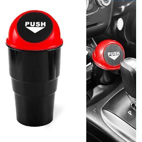 NTNEV Mini Car Trash Can, Automotive Cup Holder Trash Can, Leakproof Vehicle Car Trash Can with Lid for Automotive Car, Home, Office, Kitchen, Bedroom (Blue)