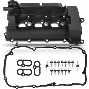 A-Premium Right Engine Valve Cover with Gasket & Bolts, Compatible with Land Rover Discovery 2017-2018, LR4 2014-2016, Range Rover/Range Rover Sport 2014-2017, Range Rover Velar 2018, V6 3.0L DOHC