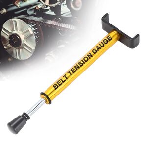 Belt Tension Gauge,Motorcycle Belt Tension Tool Use After Belt Replacement Adjustable 10 Pounds, with L Shaped Pad for Motorcycle Secondary Drive Belts