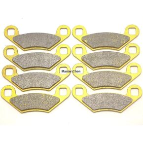 Front Rear Brake Pads Brakes for Polaris Sportsman 400 2008-2011 - 500 HO 2008-2013 - 800 2007-2011 Touring EFI - 500 Predator 2003-2007 FA159FR MC0483