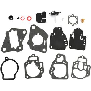 Carburetor Repair Kit with Gasket for Mercury Mariner Outboard 6HP 8HP 9.9HP 10HP 25HP 20HP 1395-97611 1395-9761 1395-9645