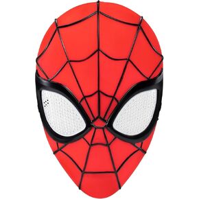 Marvel Youth Spider-Man Mask - 3D Plastic Mask with Elastic Strap