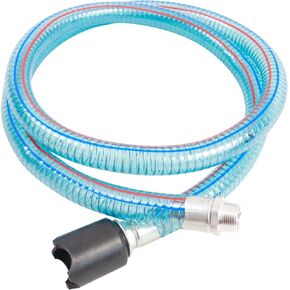 3/4" x 20' Fuel Transfer Hose Three Protective Layers Farm Fuel Hose Carbon Steel Male NPT Fittings for Dispensing Gasoline, Diesel, Kerosene, Ethanol Blends, Methanol Blends, & Biodiesel