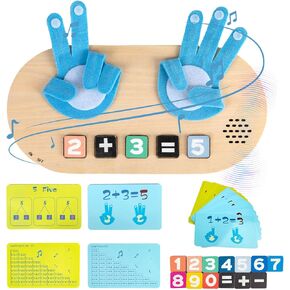 Montessori Toys Number Blocks Toys for Kids, Learning Toys for Toddlers 2-4 Years with Music, Math Game Educational Toys, Homeschool Supplies Preschool Kindergarten Math Manipulatives
