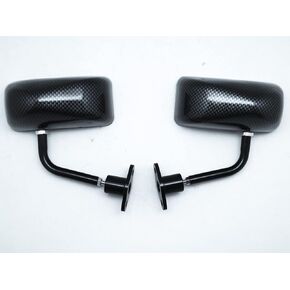 مرايا صغيرة من نوع Carbon Look Race للسيارات/الدراجة F1، زوج جناح جانبي RH+LH in Kuwait