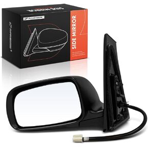 A-Premium Left Driver Side Power Door View Mirror - Compatible with Toyota Prius 2004-2009 - Heated Manual Folding Black Outside Rear View Mirror - Replace# 8794047101