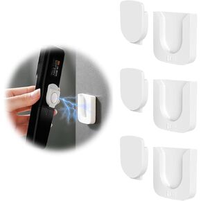 6-Pack Magnetic Remote Control Holder Wall Mount - Easily Organize Your TV, Fan and Air Conditioner Remote Controls with a Convenient Self-Adhesive Design