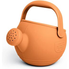 Bigjigs Toys Powder Blue 100% Silicone Childrens Watering Can - Temperature & Stain-Resistant Watering Can Kids, Easy Grip Handle, Sustainable Silicone Toys, Ideal Outdoor Toys & Beach Toys