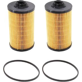 8982402790 Fuel Filter Replace WF10109 PF46056 5200017728 Compatible with Isuzu 4LE2T 4LE2X Engines(Pack of 2)