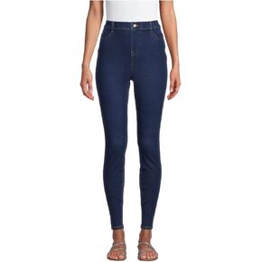Time and Tru Women's Stretch Knit Jeggings (as1, Alpha, xx_l, Regular, Regular, Dark Denim)