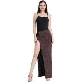 ROYAL SMEELA Belly Dance Costume Dancer Costumes for Women Belly Dance Skirt Slit Spaghetti Tank Top Camisole Carnival Outfit