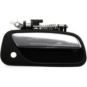 For Toyota T100 1993-1998 Exterior Door Handle Front, Passenger Side Black bezel with chrome lever | With Key Hole | Trim:All Submodels | TO1311135 | 6921034020