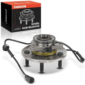A-Premium Front Wheel Bearing and Hub Assembly with ABS & 5-Lug Compatible with Dodge Ram 1500 2002 2003 2004 2005, 4WD Only
