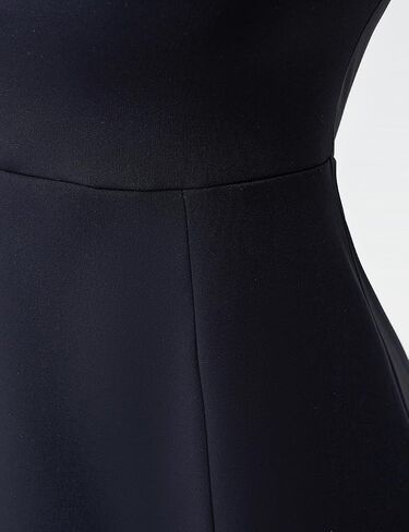 Womens Square Neck Tennis Dress Long Sleeve Mini Golf Athletic Dresses with Shorts in Saudi Arabia