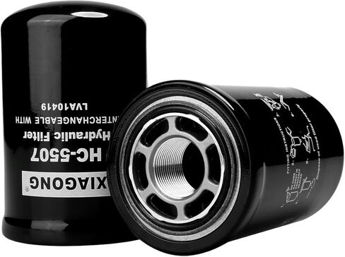 فلتر الزيت الهيدروليكي HC-5507 يحل محل LVA10419 6661248 6630977 P164375 BT8840-MPG HF6552 51455 مناسب لجون ديري 110 4044M 4049R 4700 4210، Bobcat T140 T180 T190 S150 S185 S2 05، كوبوتا V2203 in Kuwait