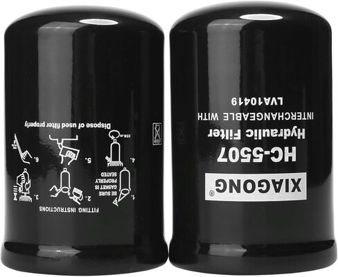 فلتر الزيت الهيدروليكي HC-5507 يحل محل LVA10419 6661248 6630977 P164375 BT8840-MPG HF6552 51455 مناسب لجون ديري 110 4044M 4049R 4700 4210، Bobcat T140 T180 T190 S150 S185 S2 05، كوبوتا V2203 in Kuwait