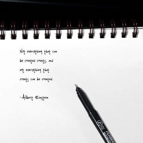 علامات AIHAO الدائمة، مجموعة أقلام تحديد ذات رأس رفيع 0.4، أسود، عدد 24 قلمًا للرسم والتلوين ووضع العلامات والكتابة in Saudi Arabia