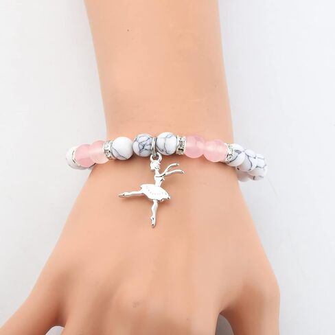 TGBJE Dance Lover Gift Dancer Bracelet Girl Dance Jewelry Dance Recital Gift Dance Teacher Appreciation Gift 5678 Dancing Gift in Kuwait