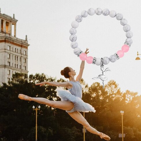 TGBJE Dance Lover Gift Dancer Bracelet Girl Dance Jewelry Dance Recital Gift Dance Teacher Appreciation Gift 5678 Dancing Gift in Kuwait